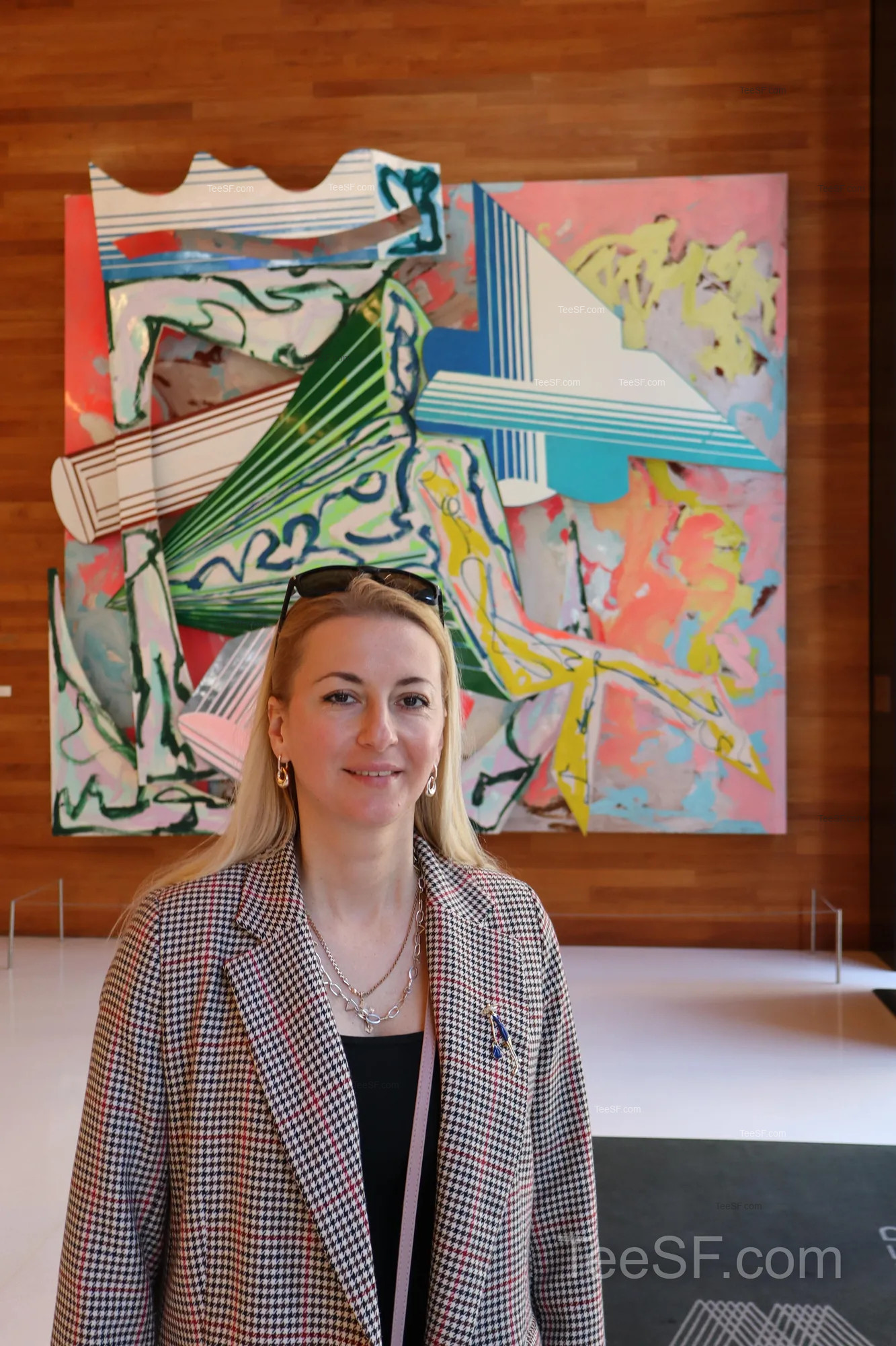 linkedin Office Colorful Art Portrait during a Stripe Sessions 2026 visit in San Francisco.